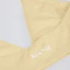 Geborstelde jersey sportbeha met V-hals in Lemon Marl