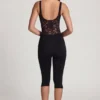 Giuliana Ponte Jersey cropped capribroek in zwart