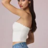 Hania Modal Broderie Anglaise Camisole Top in wit