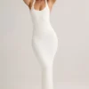 Imelda Modal maxi-jurk met racerback in wit