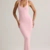 Imelda Modal racerback maxi-jurk in babyroze