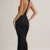 Imelda Modal racerback maxi-jurk in zwart