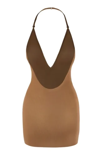 Intimates Intimates Soft Mesh Multiway Mini Jurk in Almond