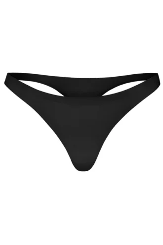 Intimates Naadloze gebreide string in zwart