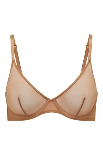Intimates Soft Mesh beugelbeha met één laag in amandel