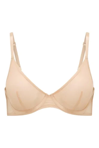 Intimates Soft Mesh beugelbeha met één laag in beige