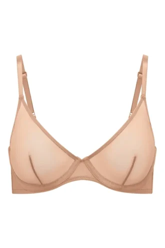 Intimates Soft Mesh beugelbeha met één laag in Warm Peach