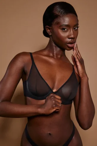Intimates Soft Mesh beugelbeha met één laag in zwart
