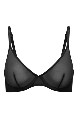 Intimates Soft Mesh beugelbeha met één laag in zwart
