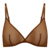 Intimates Soft Mesh enkellaagse driehoekige beha in Chestnut