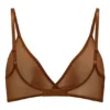 Intimates Soft Mesh enkellaagse driehoekige beha in Chestnut