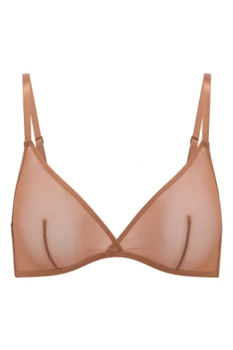 Intimates Soft Mesh enkellaagse driehoekige beha in honing