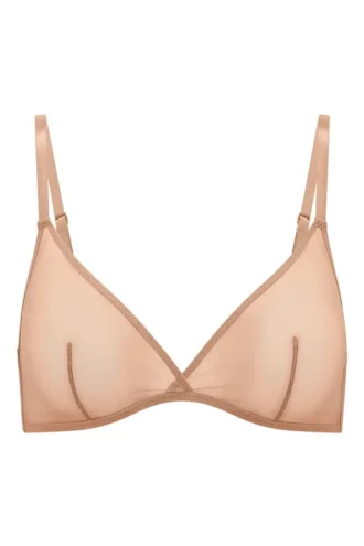 Intimates Soft Mesh enkellaagse driehoekige beha in warm perzik