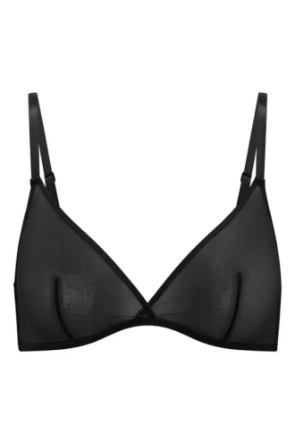 Intimates Soft Mesh enkellaagse driehoekige beha in zwart
