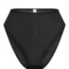 Intimates Soft Mesh hooggetailleerd slipje in zwart