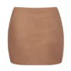 Intimates Soft Mesh laag uitgesneden micro-mini sliprok in honingkleur