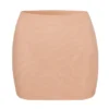 Intimates Soft Mesh laag uitgesneden micro-mini sliprok in Warm Peach