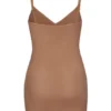 Intimates Soft Mesh mini-slipjurk met V-hals in honingkleur