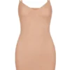 Intimates Soft Mesh mini-slipjurk met V-hals in Warm Peach