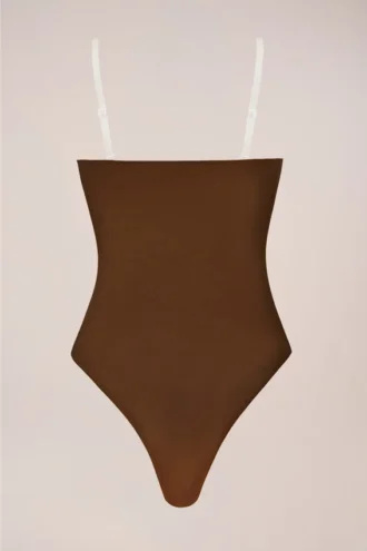 Intimates strapless body in Chestnut