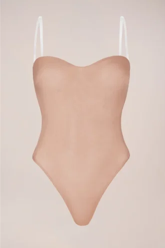 Intimates strapless body in warm perzik