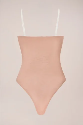 Intimates strapless body in warm perzik