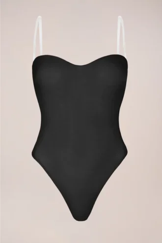 Intimates strapless body in zwart