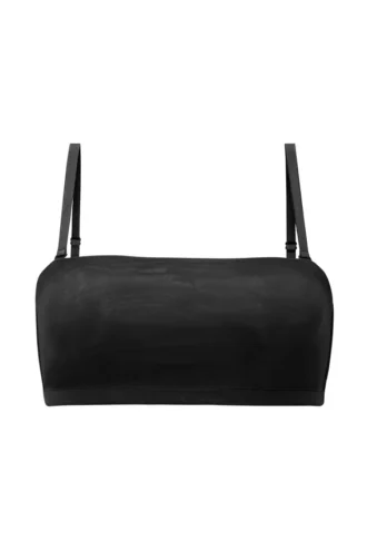 Intimates zachte mesh bandeau-bh in zwart