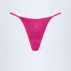 Jalama versierde bikinibroekje in roze tropische print