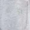 Joggingbroek met wijde pijpen van geborsteld jersey in grijs gemêleerd