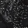 Stevie versierde flared broek met middelhoge taille in zwart