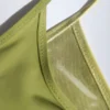 Kariba metallic gelaagde bikinitop in groen