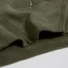Kort katoenen jersey-sweatshirt met acid wash in lichtgroen