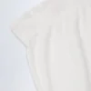 Libby Pointelle mid-rise rechte broek in wit