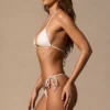 Lilou driehoekige bikinitop in wit