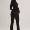 Lone Denim mid-rise flared jeans in zwart