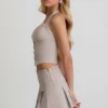 Lotta halternek-corsettop in ecru