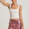 Lunara minirok met pailletten in roze