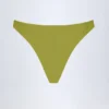 Manea hoog uitgesneden cheeky bikinibroekje in olijfgroen