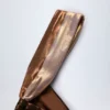 Maravi gerimpelde string-bikinibroekje in bronsgoud