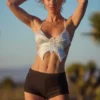 Maris Butterfly Tie-Back Top in wit