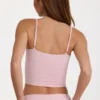 Modal cropped tanktop in blush