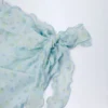 Molinas sarong met strik aan de zijkant in blauw met bloemenprint