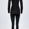 Musa jumpsuit met hoge hals en lange mouwen in zwart