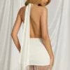 Nerelle halternek minijurk in wit