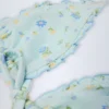Noia Micro Triangle-bikinitop in blauw met bloemenprint