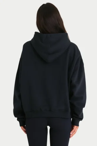 Oversized hoodie  in zwart