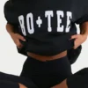Oversized hoodie  in zwart