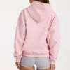 Oversized hoodie met applicatie in Blush