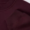 Oversized trui met ronde hals in bordeaux